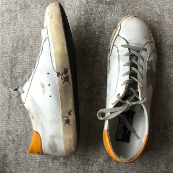 Golden Goose Shoes - Golden Goose yellow, floral print 🌸🌼